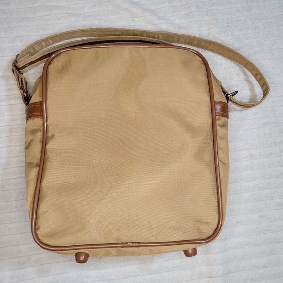 Vintage Samsonite Special Carry On Messenger Shoulder Bag Tote Khaki - Picture 10 of 13